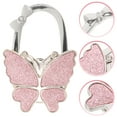 thumbnail image 4 of GOOHOCHY Gancho para bolso de escritorio de oficina con diseño de mariposa, soporte decorativo para bolso o monedero, 4 of 8
