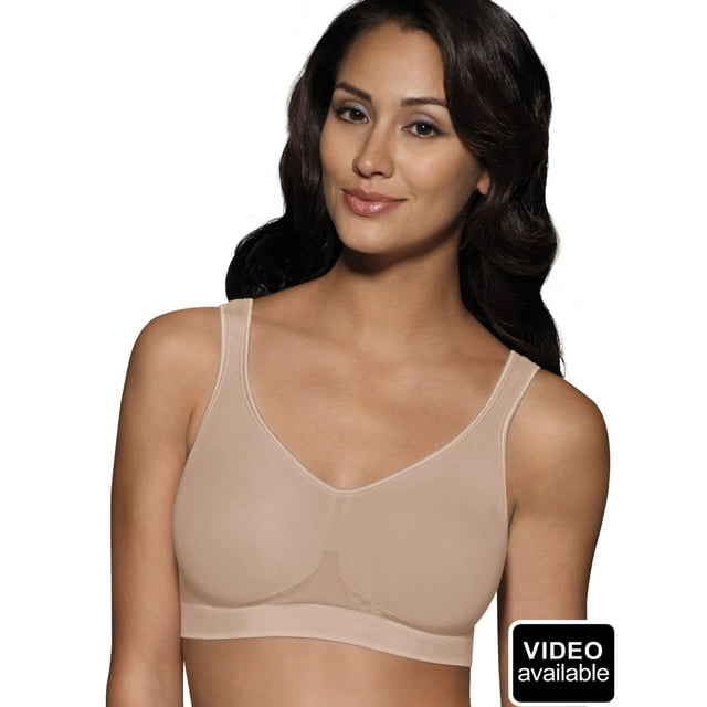 Bali Womens Comfort Revolution Smart Sizes Shaping Wirefree Bra, XL, Nude