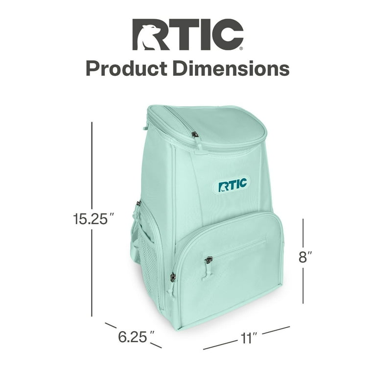 RTIC 15 Can Lightweight Insulated Cooler Backpack, Fresh Mint