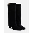 thumbnail image 2 of Madden NYC Women's Fold Over Faux Suede Buckle Boots, 2 of 6