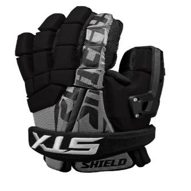 STX Lacrosse Shield Goalie Glove, Black, 10Inch