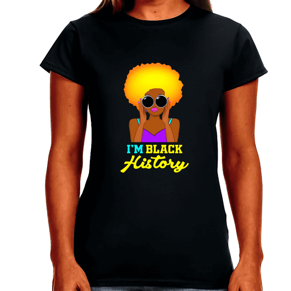 Lightly Melanated Hella Black History Melanin African Pride Shirts for Women