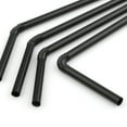 thumbnail image 2 of [900 Count] 5 Inch Coffee & Cocktail Stirrers/Straws Disposable Plastic Sip Stir Swizzle Sticks - Black, 2 of 8