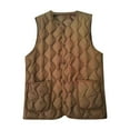 thumbnail image 3 of DuoJiaJ Women's Crew Neck Sleeveless Winter Vest,Collarless Warm Inner Layering Coat,XXXL, 3 of 3