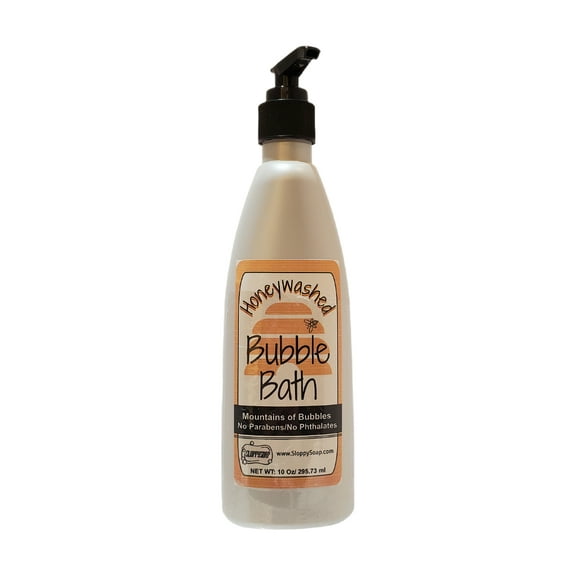 Honeywashed Bubble Bath, 10 oz, Paraben-Free, Natural Ingredients with Chamomile and Glycerin