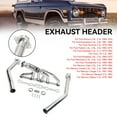 thumbnail image 3 of Stainless Steel Exhaust Headers Fit for Ford Mustang Fit for Mercury 144/170/200/250, 3 of 9