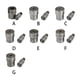 thumbnail image 5 of Scienceny 1 par de ropa de cuero portátil, perforadora de agujeros, bolsa de herramientas, perforadora de agujeros de remache, artesanía de Kits y herramientas para tallar 3.5mm, 5 of 6