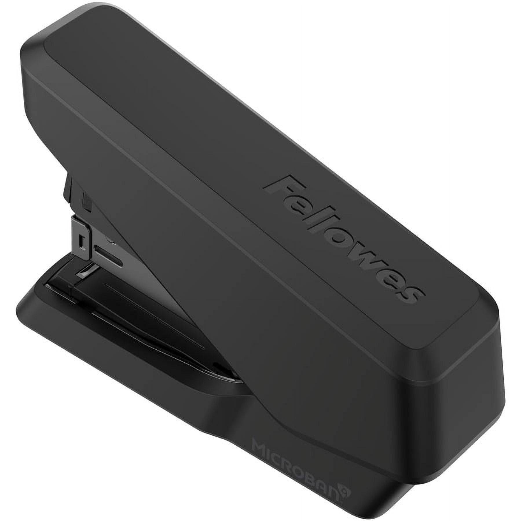 Fellowes® EasyPress Half Strip Stapler, 40 Sheet Capacity, Black, EA (FEL5014401)