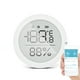thumbnail image 1 of Termómetro higrómetro inteligente ZigBee Sensor de temperatura y humedad interior con control de aplicación Pantalla LCD grande, 1 of 8