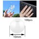 thumbnail image 4 of de perlas ABS, pequeñas espaciadoras sueltas, redondas de perlas de imitación hechas a mano para manualidades DIY, collares, Blanco 6mm 500pcs Soledad pulseras haciendo cuentas, 4 of 10