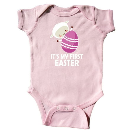 

Inktastic Babys First Easter Outfit Girl Gift Baby Girl Bodysuit