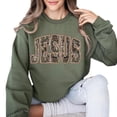 thumbnail image 3 of Jesus Camo Print Sweatshirt – Christian Faith Sweater for Men and Women, Religious Outdoor Style Top, Spiritual Graphic Crewneck, 3 of 7