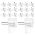 thumbnail image 1 of CRILSTYLEO 60Ud Soporte Transparente Para Estantes Domésticos Adaptable A Diversas Estanterías Y Muebles, 1 of 8