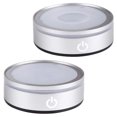 thumbnail image 1 of FUTUREORYY 2Pcs LED Light Display Base for Crystal Ball Lamp Bases with Multi-mode Color Changing Feature, 1 of 8