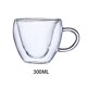 thumbnail image 5 of Advancent Taza de agua de viaje corazón amor en forma de alta temperatura tazas de jugo de fruta té de borosilicato regalo bebida café suministro de Utensilios de cocina 300ml Advancent HA062086-04B, 5 of 6