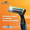 thumbnail image 4 of BIC Sensitive 2 Men's Disposable Razor, 20-Count, Two Blades for Enhanced Glide, Great Shave and Great Price, 4 of 9