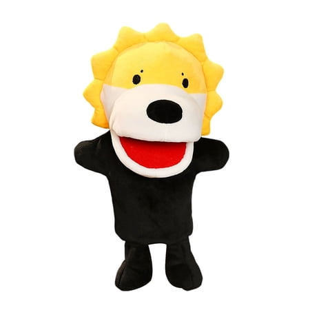 Knisume Movable Mouth Hand Puppet Plush Toy - Interactive Stuffed Animals for Storytelling Cute Plushies and Big Stuffed Animals Play L