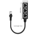 thumbnail image 3 of HLONK Répartiteur Réseau Adaptateur Réseau Répartiteur Réseau Haute Vitesse Cordon Répartiteur pour Good Cat5 Cat5e Cat 7 RJ45 1 Mâle vers 3 Femelles Adaptateur Réseau LAN, 3 of 8