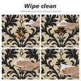 thumbnail image 4 of Nawypu Black and White Tablecloth Pads for Round Tables Baroque Vintage Lace Style Fitted Table Cloths Cover Mat Victorian Style Tables, 4 of 7
