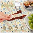 thumbnail image 6 of Pioneer Flower Floral Print Pattern Round Tablecloth 60 X 60 Inch, Wrinkle Resistant Wipeable Table Cloth for Kitchen Dining Picnic Patio Party, 6 of 6