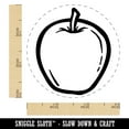 thumbnail image 2 of Juicy Apple Fruit Summer Harvest Teacher Self-Inking Rubber Stamp Ink Stamper - Brown Ink - Small 3/4 Inch, 2 of 7