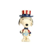 Enesco Peanuts by Jim Shore Mini Snoopy Patriotic Figurine, 1-inch high