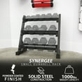 thumbnail image 2 of Synergee 3-Tier Dumbbell Rack Multilevel Weight Storage Organizer for Home Gym - Small, 2 of 7