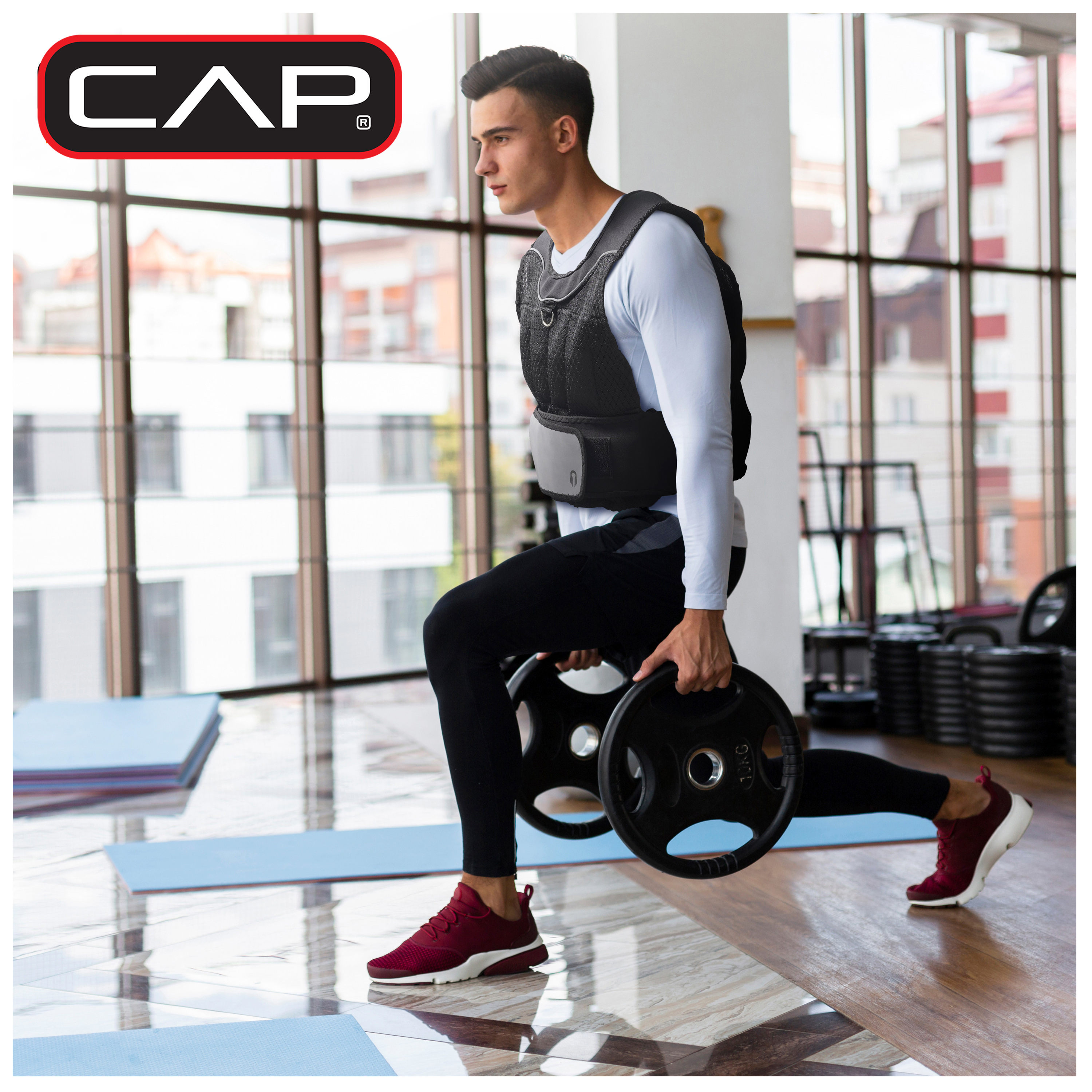 CAP Barbell 20 lb Adjustable Weighted Vest photo 8