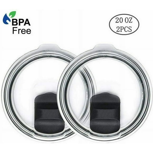 Janrevotw 2 X 20 Oz Spill Resistant Magnetic Slide Lids For Yeti Rambler Mugs