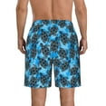thumbnail image 3 of Naloa Bohemian Sea Turtle Men's Beach Shorts, Surfing shorts, Swim trunks, Quick Dry Swim Trunks for Surfing Beach Fun - Medium, 3 of 9