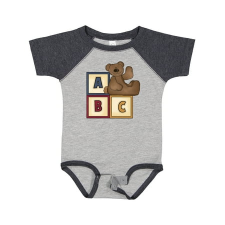 

Inktastic ABC BEAR Gift Baby Boy Bodysuit