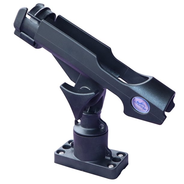 KUNPENG Upgrade 360 Degrees MiniPort Fishing Rod Holder with Mini Rod