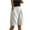 Beige, variant on JINMGG Shorts for Women Clearance $5 Pants for Women Casual Summer Elastic High Waist Linen Pant Pockets Shorts Half Shorts Pants White XL
