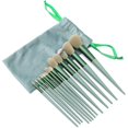 thumbnail image 1 of brush makeup brush set concealer brush foundation brush blush brush makeup brush gift set contour makeup kit for beginners (Green 13-piece set), 1 of 4