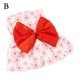 thumbnail image 1 of Vestido de princesa para perro pequeño, falda con lazo floral, ropa de boda con lazo, cachorro de verano *# I4K3, 1 of 5