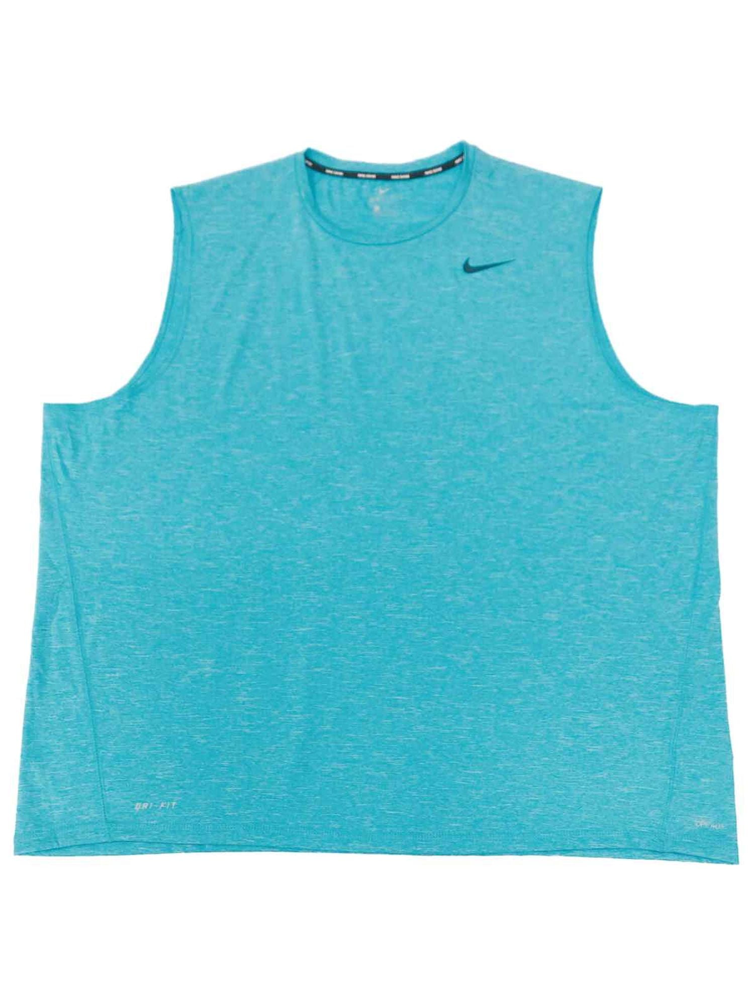 Nike - Nike Swim Mens Blue Heather Dri-fit UPF 40+ Hydroguard ...