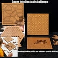 thumbnail image 3 of Fractal Tray Puzzles, 2026 new Mind Bending Wooden Jigsaw Puzzle for Adult, Unique Irregular-Shaped Wooden Puzzle, Difficult Challenging Impossible and Irregular Jigsaw for Brain Training Games(4pcs), 3 of 6