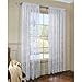 thumbnail image 3 of Commonwealth Mona Lisa 54" Rod Pocket Curtain Panel in White, 3 of 4