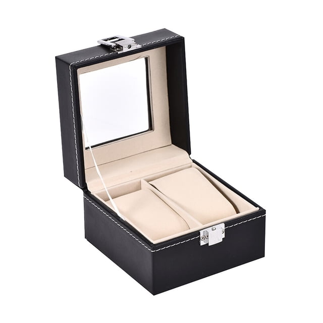 MasteelfCA PU Leather Watch Box Case Jewelry Display Organizer Box Luxury Wrist Watch Storage Holder