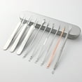 thumbnail image 2 of Stainless Steel Blackhead Removal Kit, Includes Tweezers/Magnifying Glass, for Home/Salon Use, Hygienic Easy Clean, 2 of 6