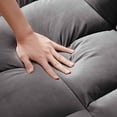 thumbnail image 6 of FFH Recliner Chair, Convertible Sofa Bed with Adjustable Backrest, Couch for Living Room, Bedroom, Dark Gray, 6 of 8