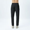 thumbnail image 3 of Yaoyar Men's Solid Color Casual Sun Protective Pants Breathable Fabric Comfortable for Outdoor Summer Activities Long Pants,S,Black, 3 of 7