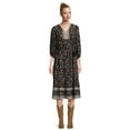 thumbnail image 2 of beachlunchlounge Women's Puff Sleeve Midi Dress, 2 of 5
