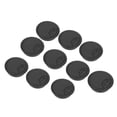 thumbnail image 1 of 20 Pcs Round Plastic Computer Desk Cable Grommet Hole Cover 50mm Black, 1 of 7