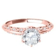 thumbnail image 2 of Aonejewelry 0.75 Ct. Ttw Halo Diamond Engagement Ring 14K Rose Gold, 2 of 4