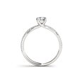 thumbnail image 3 of 1 Carat T.W. Diamond Split Shank Classic 14kt White Gold Engagement Ring, 3 of 4