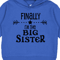 thumbnail image 3 of Inktastic Finally I'm the Big Sister Toddler Hoodie, 3 of 4