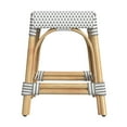 thumbnail image 6 of Butler Specialty Company Robias Rattan Rectangular 18" Dining Stool - Gray/White, 6 of 6
