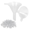 thumbnail image 1 of Embudo de PlásTico Liviano Pequeño Embudoño Pequeño 100 piezas Pequeñas Herramientas de Llenado de Botellas vacías Herramientas de llenado Duraderas para líquidos cosmética, 1 of 7