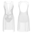 thumbnail image 1 of inhzoy Little Girls Sequins Ballet Tutu Skirt Leotard Lyrical Dance Dress, 1 of 5